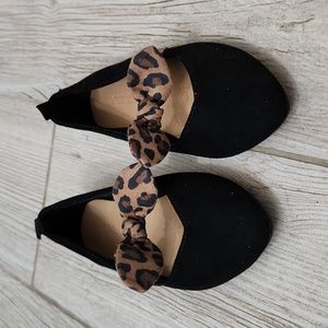 Old Navy Toddler Girl's Leopard Bow Slip On Shoes